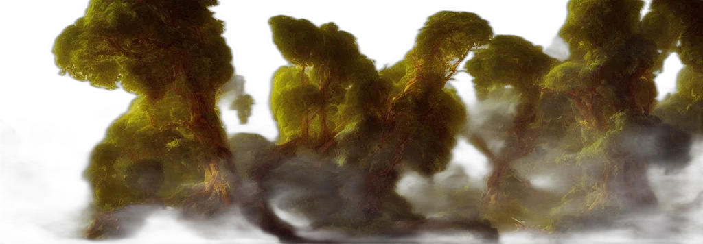 hair, dragon, tree, creature transparent PNG cut-out
