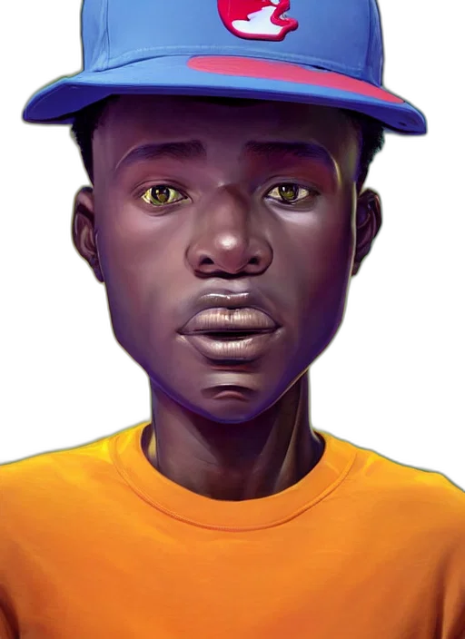 face, hat, staff, animal, photorealistic, concept art, 3d render, cartoon transparent PNG cut-out