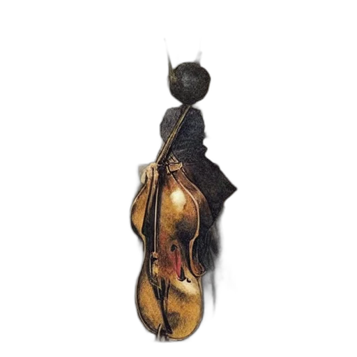 dress, mask, jacket, staff transparent PNG cut-out