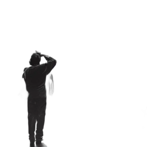 staff, jacket, hat, robot transparent PNG cut-out