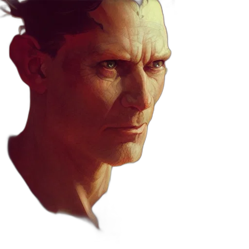 face, mask, staff, photorealistic transparent PNG cut-out