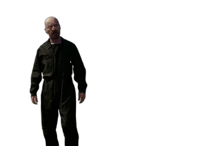 jacket, staff, creature, mask transparent PNG cut-out