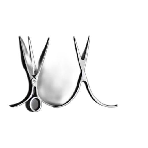 jewelry, hair, crown, staff, photorealistic, pair, scissors, floating transparent PNG cut-out