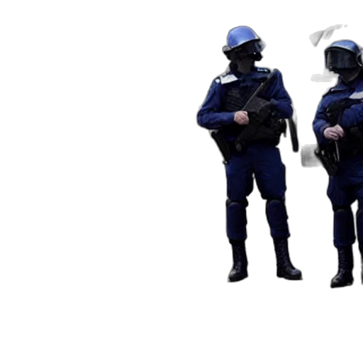 weapon, staff, mask, robot transparent PNG cut-out