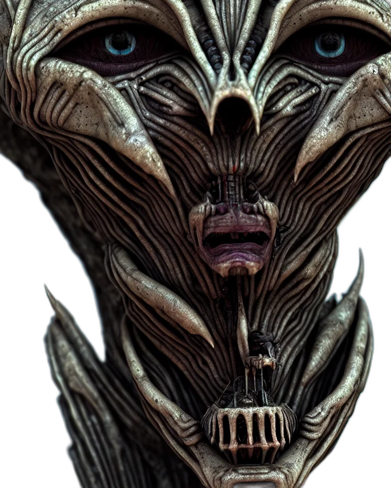 creature, mask, face, staff transparent PNG cut-out