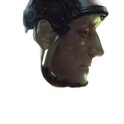 robot, face, mask, hat transparent PNG cut-out