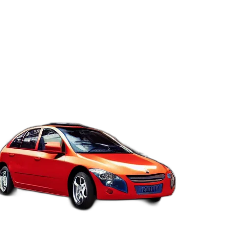 car, weapon, 3d render, photorealistic transparent PNG cut-out