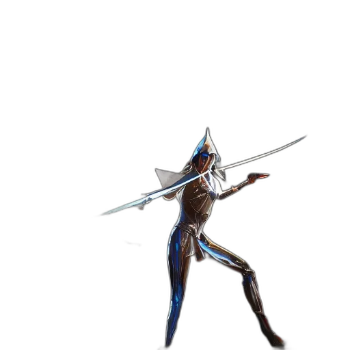 staff, sword, weapon, robot, concept art, 3d render, fantasy art, pixel art transparent PNG cut-out