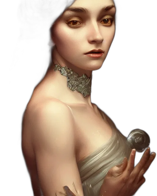 jewelry, face, crown, staff transparent PNG cut-out