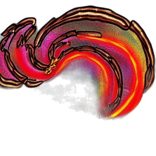 hair, dragon, crown, jewelry, concept art, watercolor, vaporwave, fantasy art transparent PNG cut-out