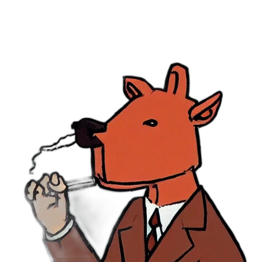 mask, staff, hat, animal, concept art, cartoon, watercolor, pixel art transparent PNG cut-out