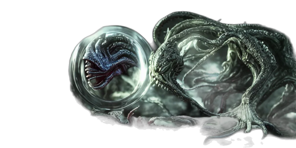 creature, mask, dragon, animal transparent PNG cut-out