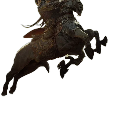 dragon, mask, staff, weapon transparent PNG cut-out