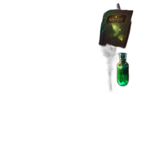 bottle, weapon, staff, jewelry, concept art, 3d render, pixel art, fantasy art transparent PNG cut-out