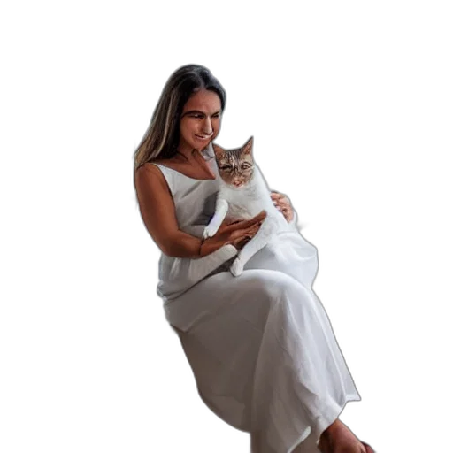 dress, animal, staff, jewelry transparent PNG cut-out
