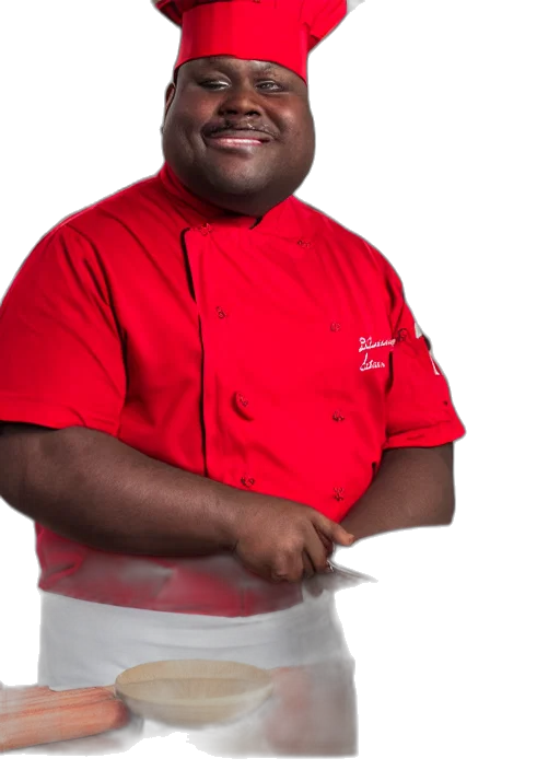 staff, food, jacket, face transparent PNG cut-out