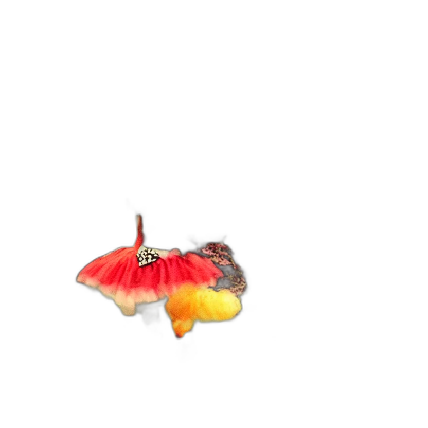 umbrella, flower, hat, dragon, 3d render, photorealistic, concept art, watercolor transparent PNG cut-out