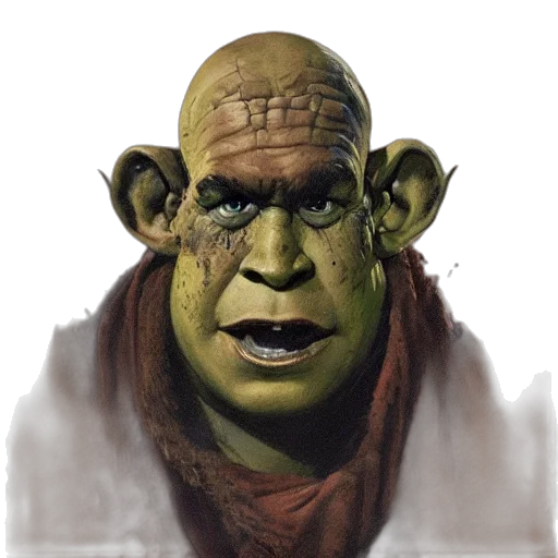 face, creature, staff, mask transparent PNG cut-out