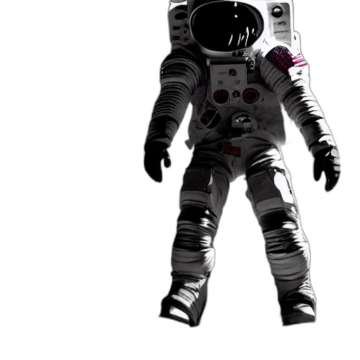 robot, jacket, creature, staff transparent PNG cut-out