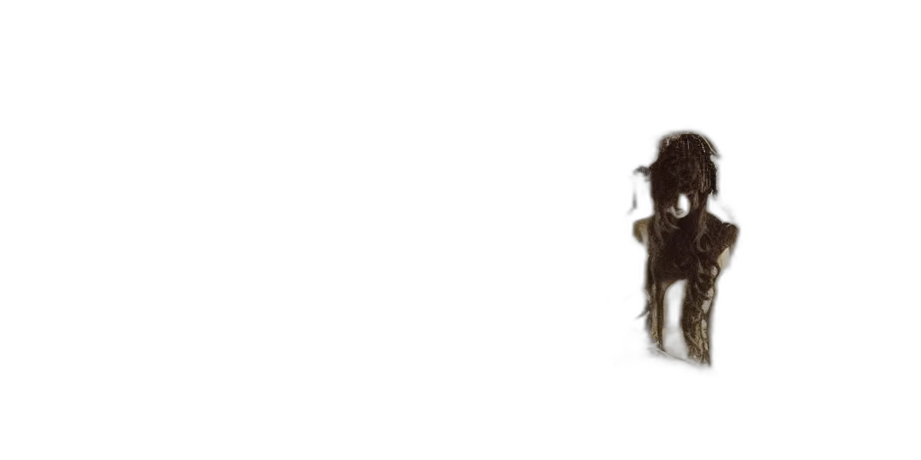 hair, creature, animal, mask, concept art, pixel art, 3d render, anime transparent PNG cut-out