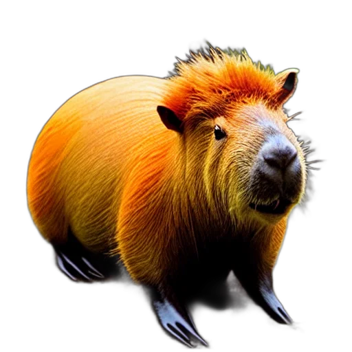 animal, creature, hair, dragon transparent PNG cut-out