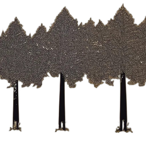 tree, crown, hair, concept art transparent PNG cut-out