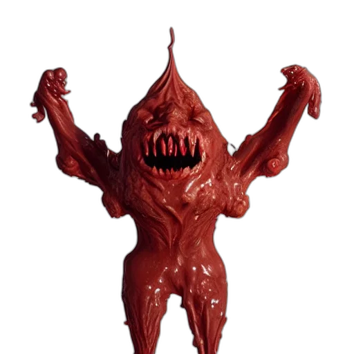 creature, mask, food, animal, concept art, 3d render, photorealistic, made transparent PNG cut-out