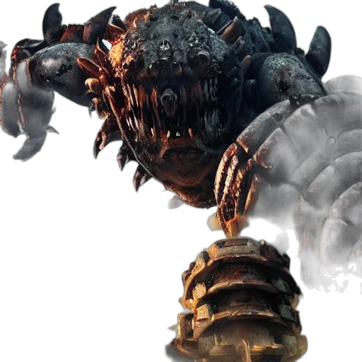 creature, dragon, mask, weapon, concept art, fantasy art, 3d render, photorealistic transparent PNG cut-out