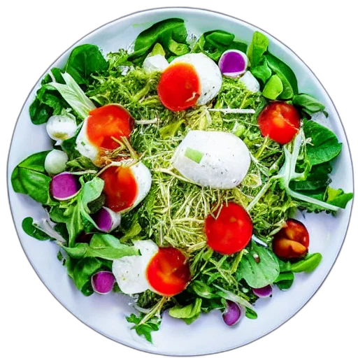 food, giant, salad, bigger transparent PNG cut-out