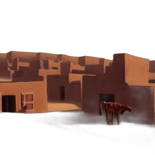 building, furniture, concept art, 3d render, photorealistic, pixel art, city street, fog transparent PNG cut-out