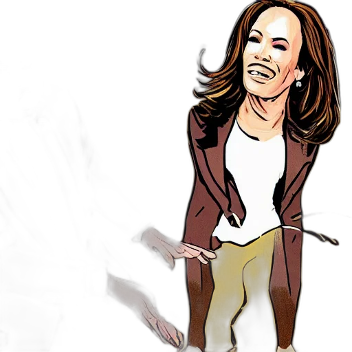 jacket, staff, cartoon, comic book art transparent PNG cut-out
