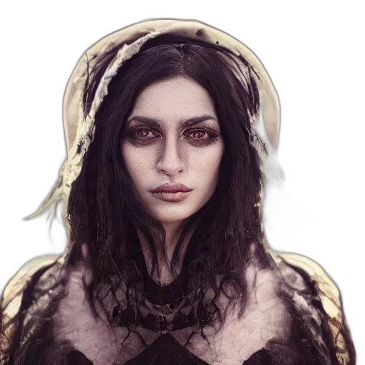 face, mask, crown, creature transparent PNG cut-out