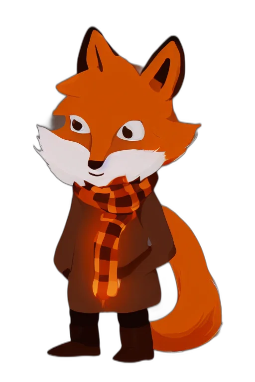 staff, jacket, animal, mask, 3d render, concept art, cartoon, pixel art transparent PNG cut-out