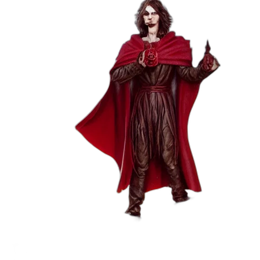 concept art, fantasy art, red, stalwart transparent PNG cut-out