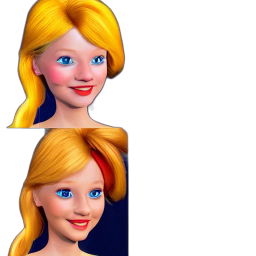 face, crown, hair, dress transparent PNG cut-out