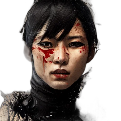 face, mask, photorealistic, concept art transparent PNG cut-out
