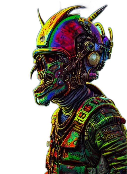 robot, mask, face, creature transparent PNG cut-out