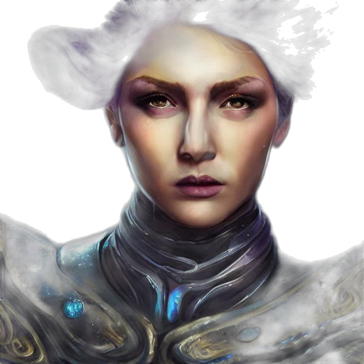 face, dragon, staff, crown, fantasy art, concept art, photorealistic, comic book art transparent PNG cut-out
