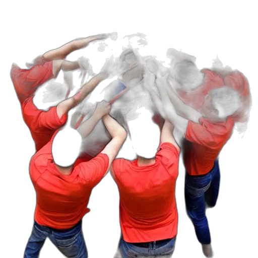 staff, mask, jacket, umbrella transparent PNG cut-out