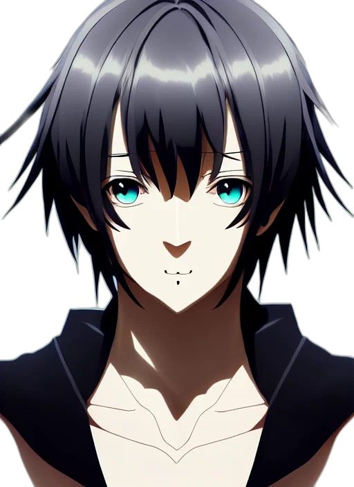face, mask, anime, cartoon, photorealistic, pixel art, dark, monochrome transparent PNG cut-out