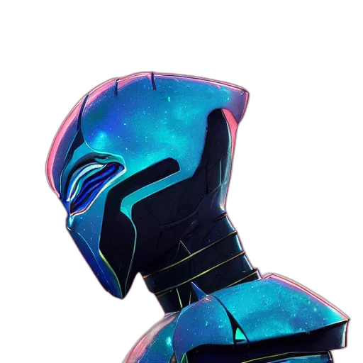 robot, mask, weapon, jacket transparent PNG cut-out