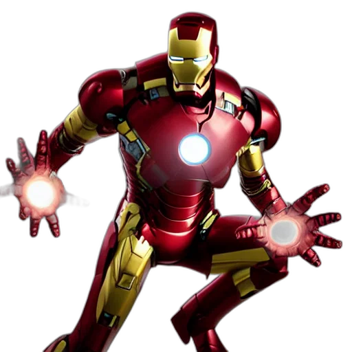 robot, weapon, staff, 3d render, comic book art, concept art, pixel art, still transparent PNG cut-out