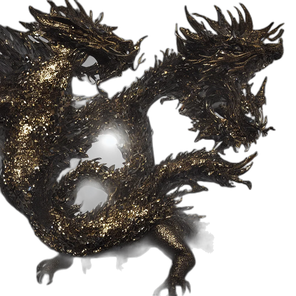 dragon, jewelry, crown, creature transparent PNG cut-out