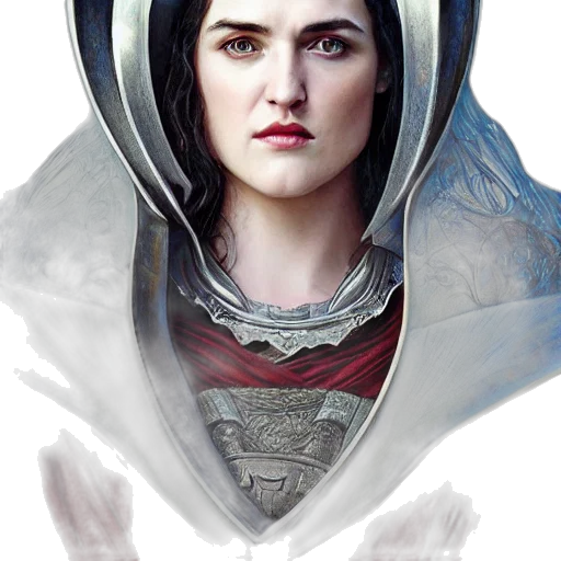 face, crown, jewelry, sword transparent PNG cut-out