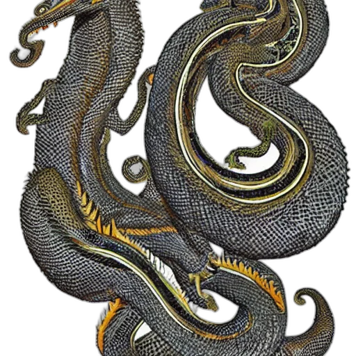 dragon, staff, jewelry, animal, photorealistic, fantasy art, concept art, 3d render transparent PNG cut-out
