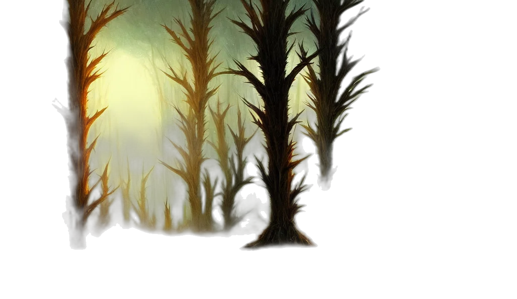 tree, creature, concept art, fantasy art transparent PNG cut-out