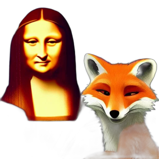 face, mask, animal, 3d render, concept art, photorealistic, pixel art, mona transparent PNG cut-out