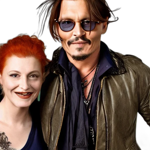 photorealistic, photo, johnny, depp transparent PNG cut-out