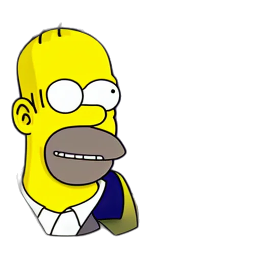 cartoon, homer, simpson, anime transparent PNG cut-out