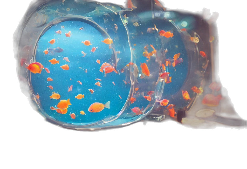 crown, 3d render, concept art, underwater transparent PNG cut-out